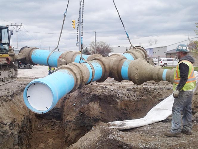 Premtape LT applied to wastewater pipelines in arctic temperatures