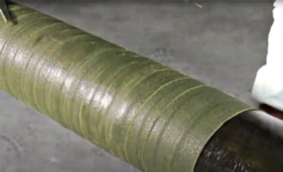 premier coatings petrolatum tape straight pipe wrapping video
